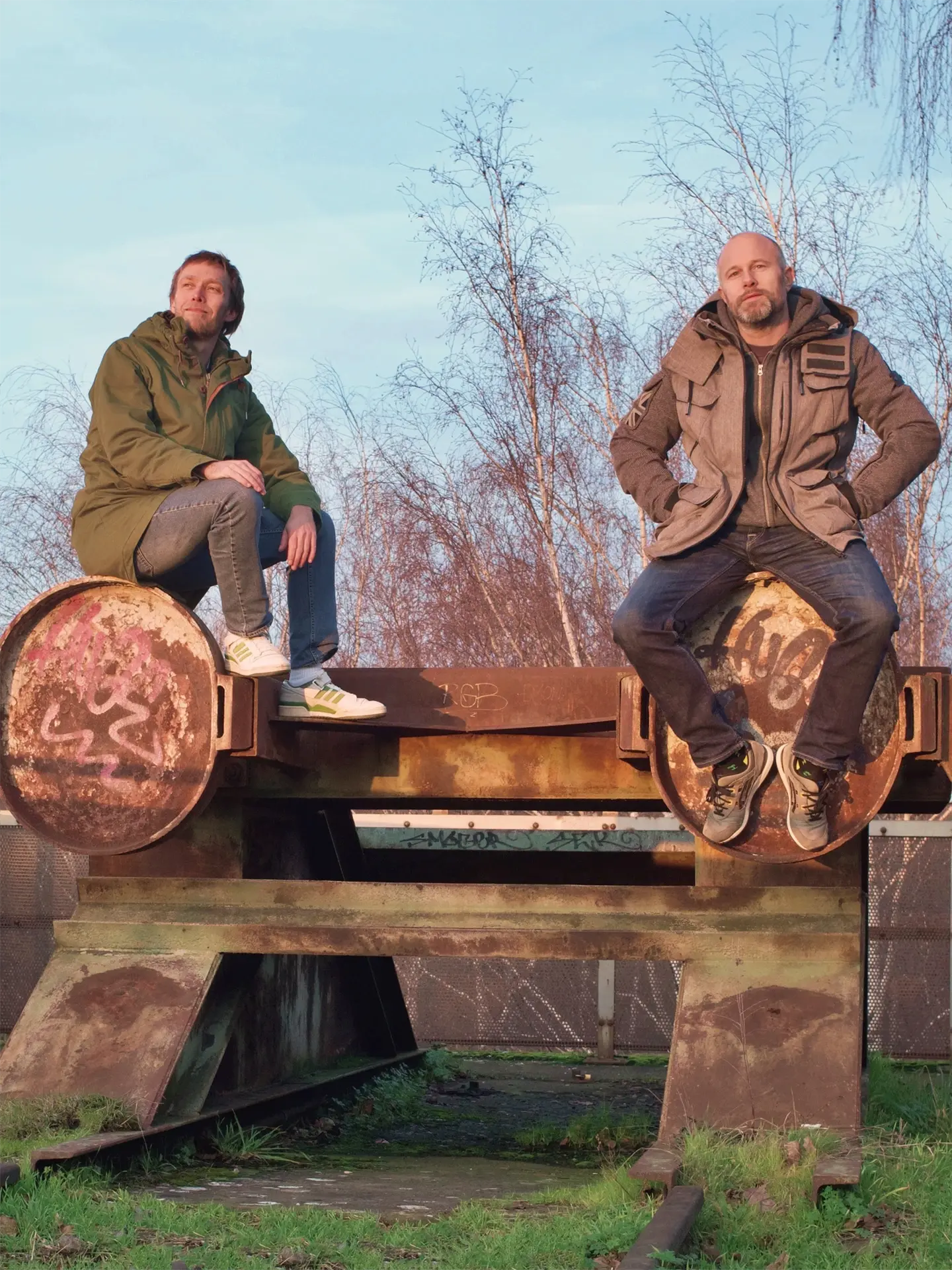 Zwei Webdesigner und Contentmarketing -Creator